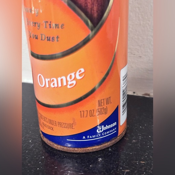 Original Formula HTF 2001 Pledge Orange 12.5oz Furniture Polish - Picture 2 of 4